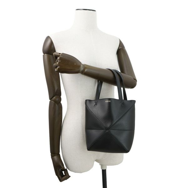 ロエベ ハンドバッグ パズルフォルド ミニ A657V25X01 LOEWE 2way 黒