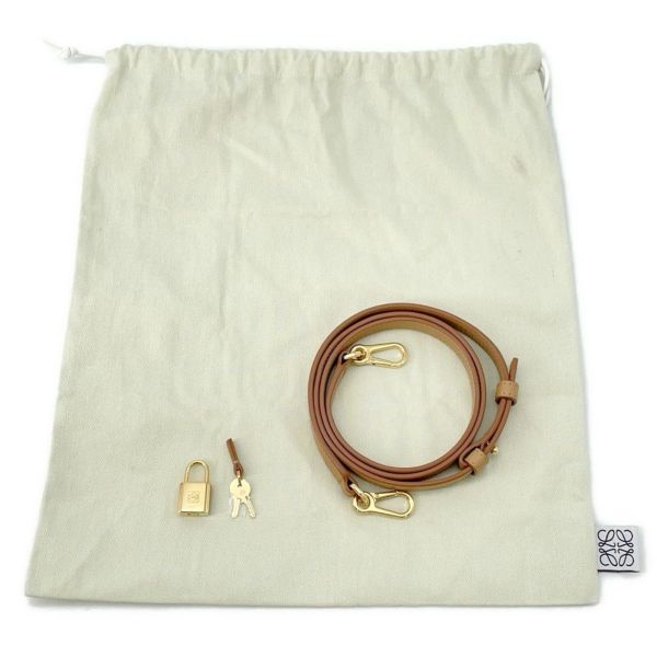 ロエベ ハンドバッグ アマソナ23 トリオンフ キャンバス レザー A039N07X03 LOEWE 2wayショルダー