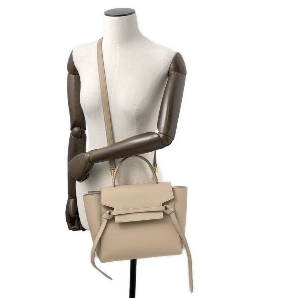セリーヌ ハンドバッグ ベルトバッグ マイクロ レザー 189153 CELINE 2wayショルダー