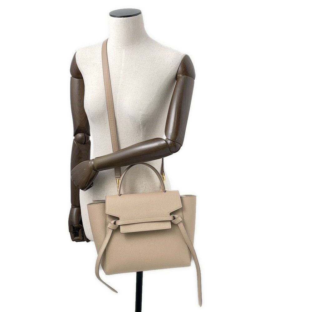 セリーヌ ハンドバッグ ベルトバッグ マイクロ レザー 189153 CELINE 2wayショルダー