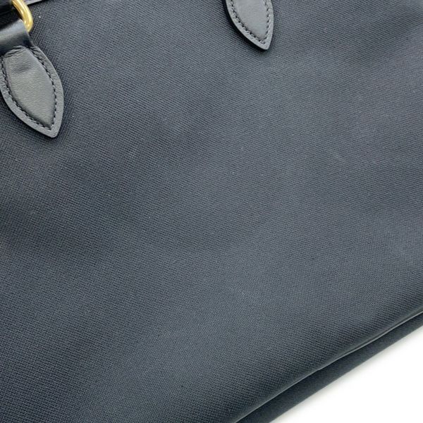 プラダ ハンドバッグ ジャカード ロゴ キャンバス 1BA579 PRADA 2way 黒