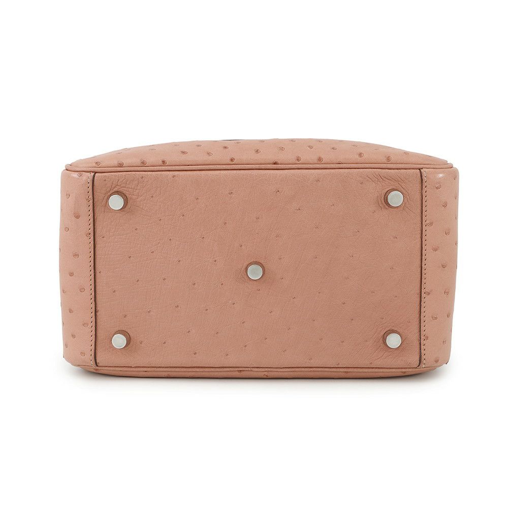 エルメス ハンドバッグ リンディ26  テリキュート/シルバー金具 オーストリッチ T刻印 2wayショルダー