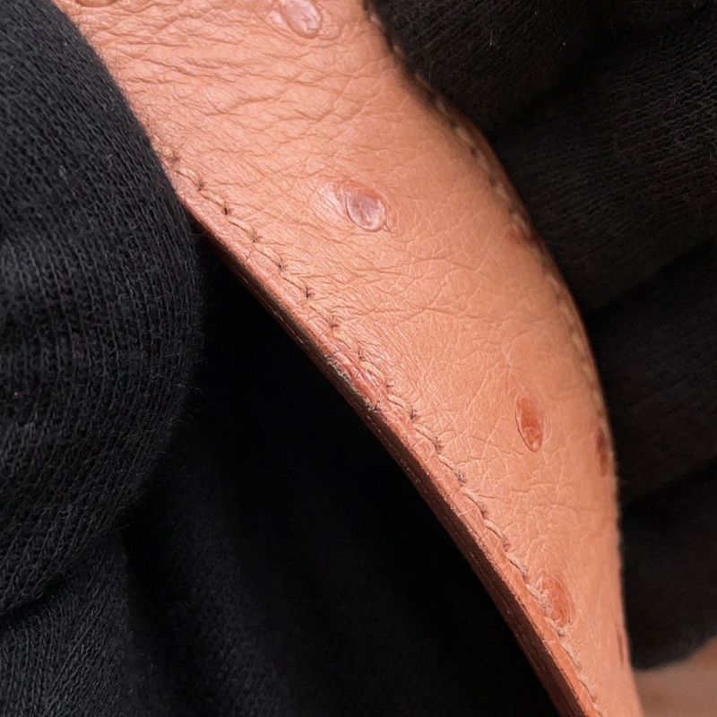 エルメス ハンドバッグ リンディ26  テリキュート/シルバー金具 オーストリッチ T刻印 2wayショルダー