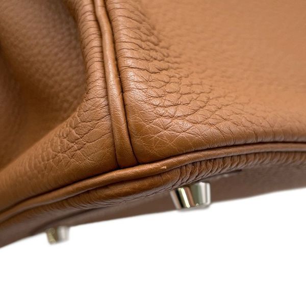 エルメス バーキン30 ゴールド/シルバー金具 トゴ C刻印 HERMES Birkin ハンドバッグ
