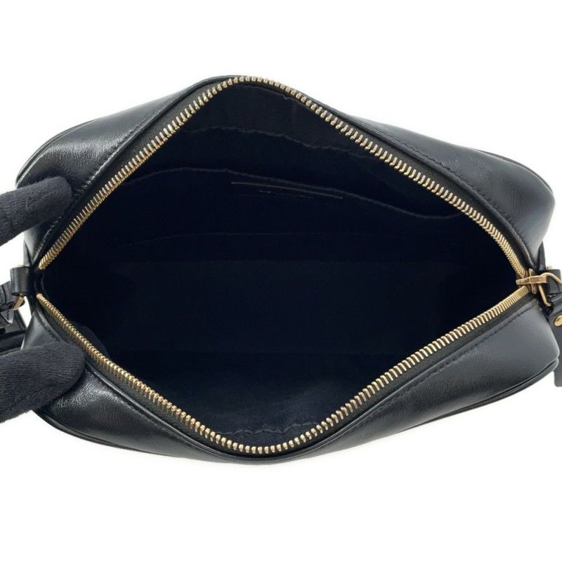 サンローランパリ ショルダーバッグ ルー カメラバッグ レザー 574494 SAINT LAURENT PARIS キルティング 黒