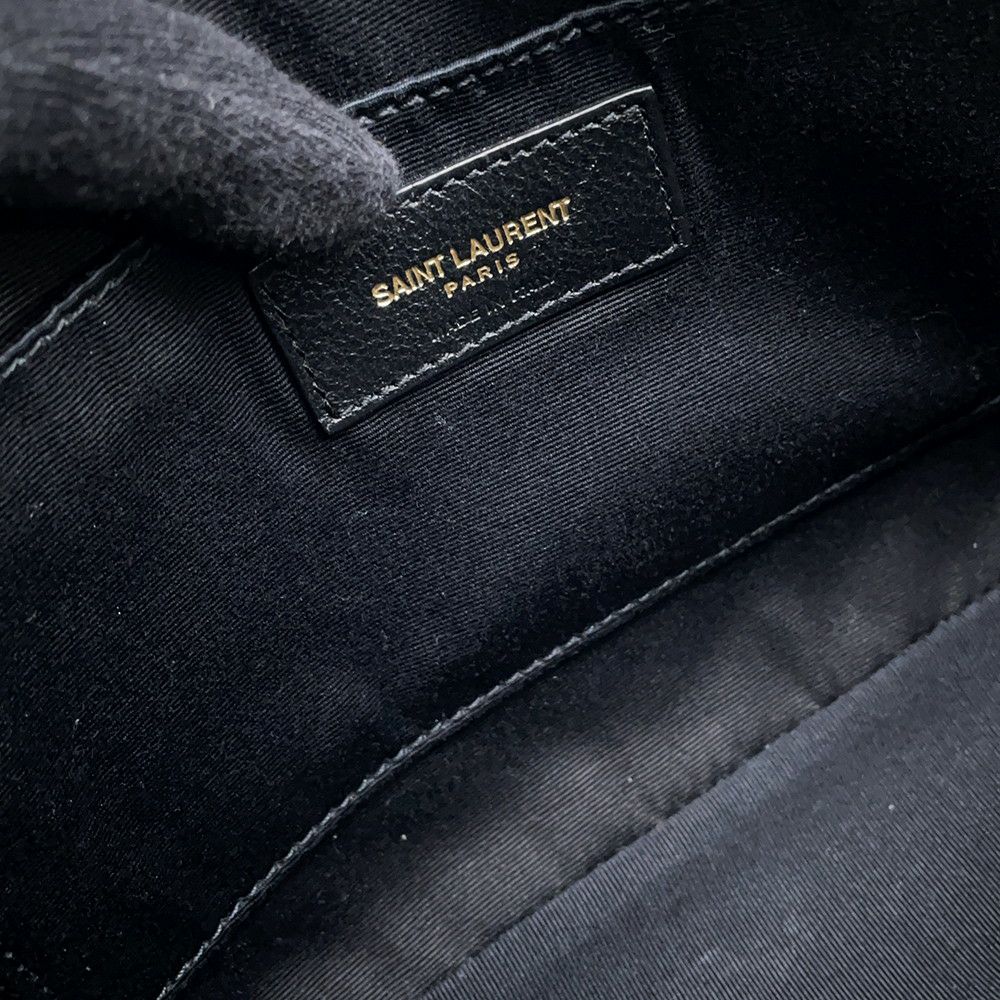 サンローランパリ ショルダーバッグ ルー カメラバッグ レザー 574494 SAINT LAURENT PARIS キルティング 黒