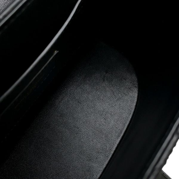 サンローランパリ ショルダーバッグ ジューン ボックス レザー 710080 SAINT LAURENT PARIS バッグ 黒