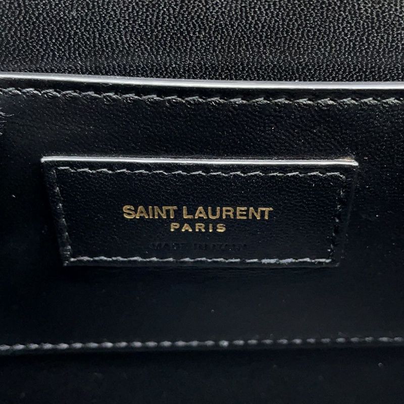 サンローランパリ ショルダーバッグ ジューン ボックス レザー 710080 SAINT LAURENT PARIS バッグ 黒