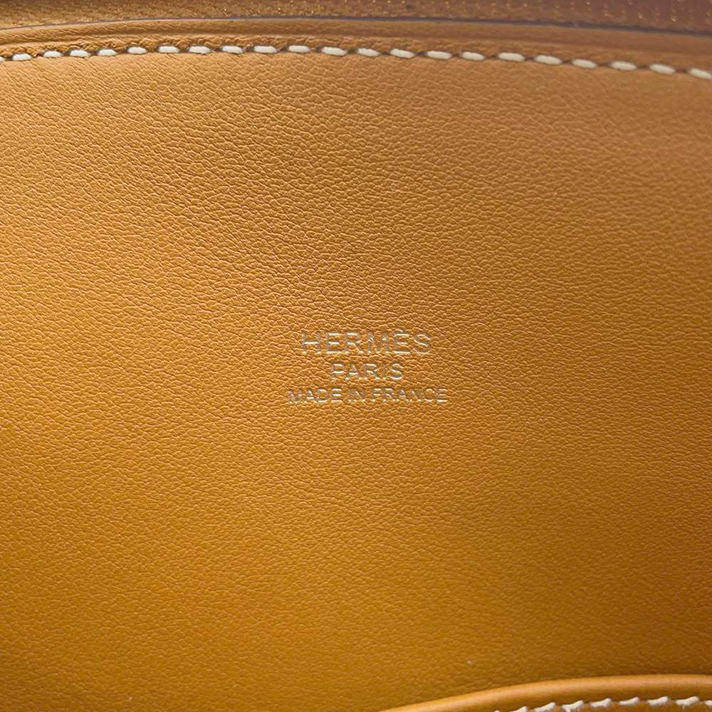 エルメス ボリード1923 25 無秩序 トリコロール ナチュラルサブレ/ゴールド/ハバナ バレニア/スイフト/ヴァッシュハンター U刻印