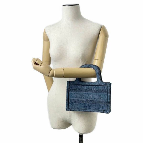 クリスチャン・ディオール ハンドバッグ オブリーク デニム ミニ ブックトート Christian Dior トロッター セール品