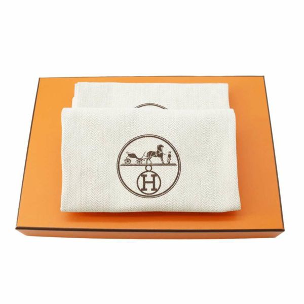 エルメス サンダル サントリーニ カーフレザー レディースサイズ37 HERMES 靴 白