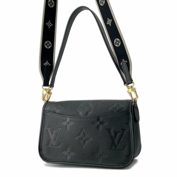 ルイヴィトン ショルダーバッグ モノグラム・アンプラント ディアヌ M46386 LOUIS VUITTON 2way 黒 ブラック