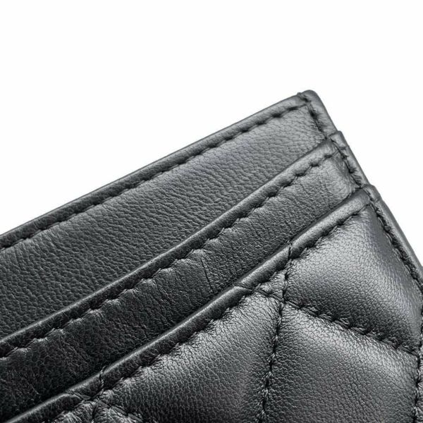 シャネル カードケース マトラッセ ココマーク ラムスキン パスケース A31510 CHANEL Card Holder 定期入れ 黒