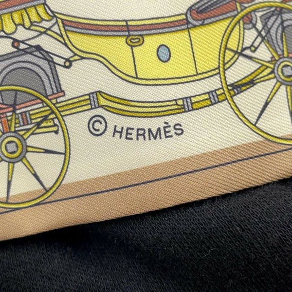 エルメス スカーフ ツイリー 馬車の変遷 Les Voitures Nouvelles HERMES シルク 2024春夏