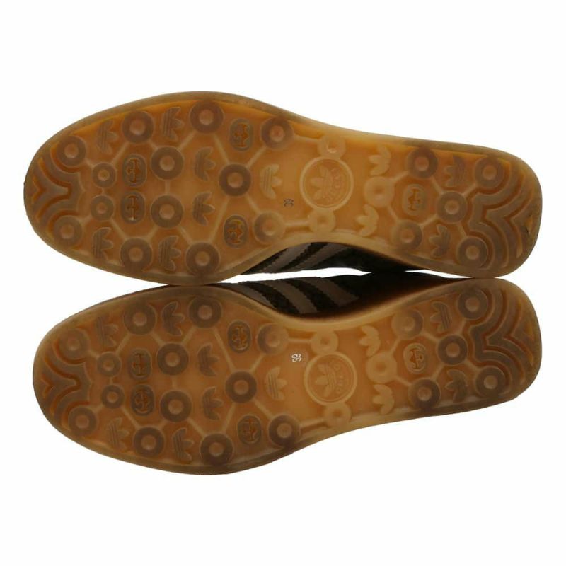 グッチ スニーカー アディダス コラボ ガゼル ウェッジソール レザー PVC レディースサイズ39 725655 靴