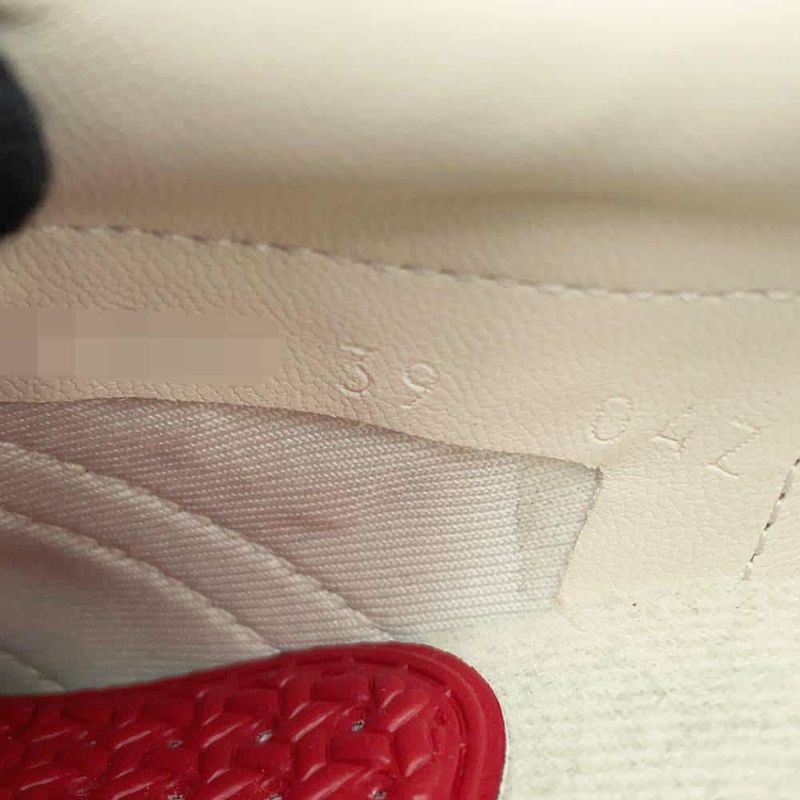 グッチ スニーカー アディダス コラボ ガゼル ウェッジソール レザー PVC レディースサイズ39 725655 靴