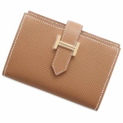 エルメス 長財布 ベアンスフレ エトゥープ/シルバー金具 シェブルミゾル U刻印 HERMES シェーブル |  中古・新品ブランド販売ギャラリーレア公式通販