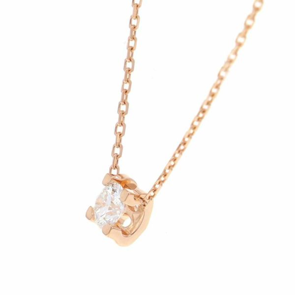 カルティエ ネックレス Cドゥ カルティエ ネックレス ダイヤ 0.26ct K18PGピンクゴールド ペンダント GIA鑑定書付き