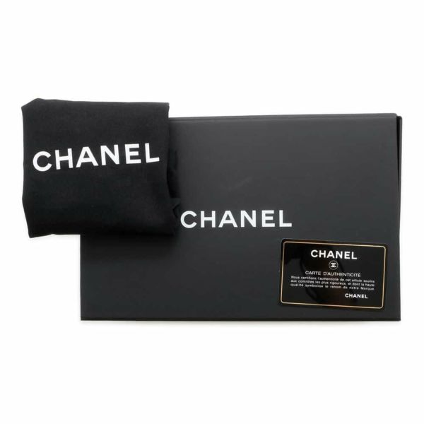 シャネル チェーンショルダーバッグ ミニマトラッセ ココマーク シングルフラップ コットン CHANEL 黒