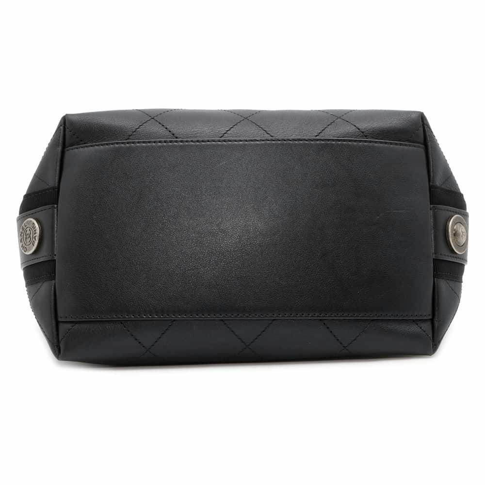 シャネル ショルダーバッグ マトラッセ ココマーク ホーボーバッグ カーフレザー A57573 CHANEL 2way 黒