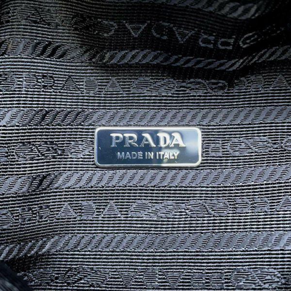 プラダ ハンドバッグ トライアングル レザー 1BA315 PRADA バッグ 2wayショルダーバッグ 黒