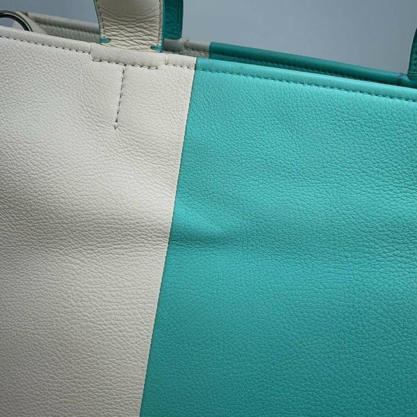 ティファニー トートバッグ レザー Tiffany&Co. バッグ 2wayショルダーバッグ 白