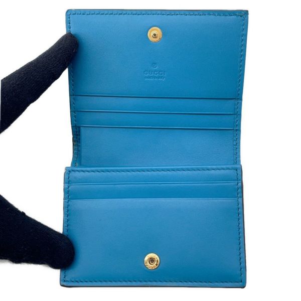 グッチ 二つ折り財布 ダブルG コンパクト ウォレット 456126 GUCCI 財布 カードケース