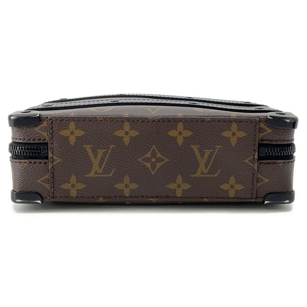 ルイヴィトン ショルダーバッグ モノグラム・マカサー ハンドル・ソフトトランク M45935 LOUIS VUITTON 黒 ブラック