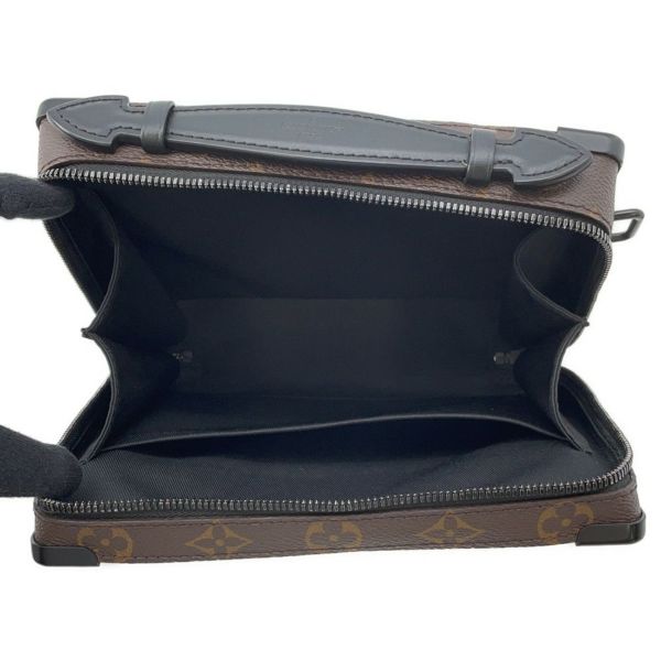 ルイヴィトン ショルダーバッグ モノグラム・マカサー ハンドル・ソフトトランク M45935 LOUIS VUITTON 黒 ブラック