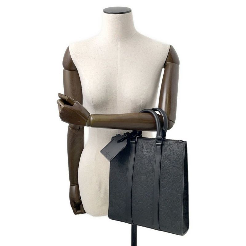 ルイヴィトン ハンドバッグ モノグラム・トリヨン サックプラ・クロス M59960 LOUIS VUITTON 2way 黒 ブラック