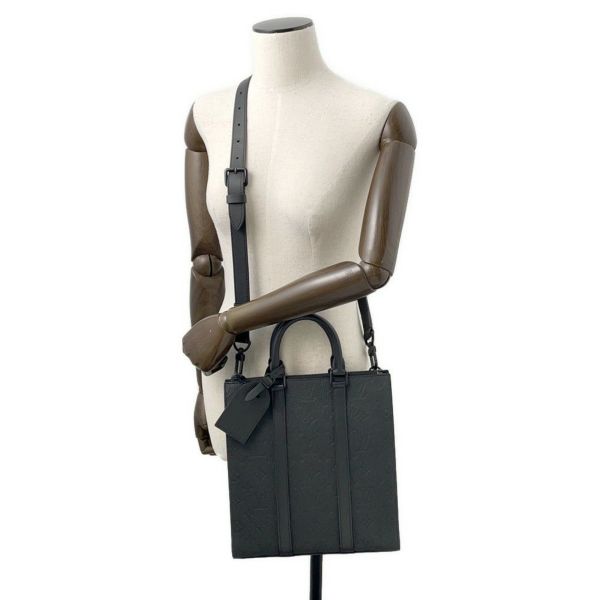 ルイヴィトン ハンドバッグ モノグラム・トリヨン サックプラ・クロス M59960 LOUIS VUITTON 2way 黒 ブラック