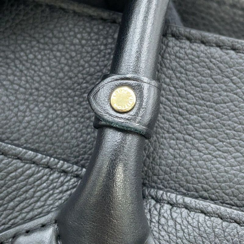 ルイヴィトン ハンドバッグ カーフレザー モノグラム オンマイサイドPM M57728 2way ブラック 黒