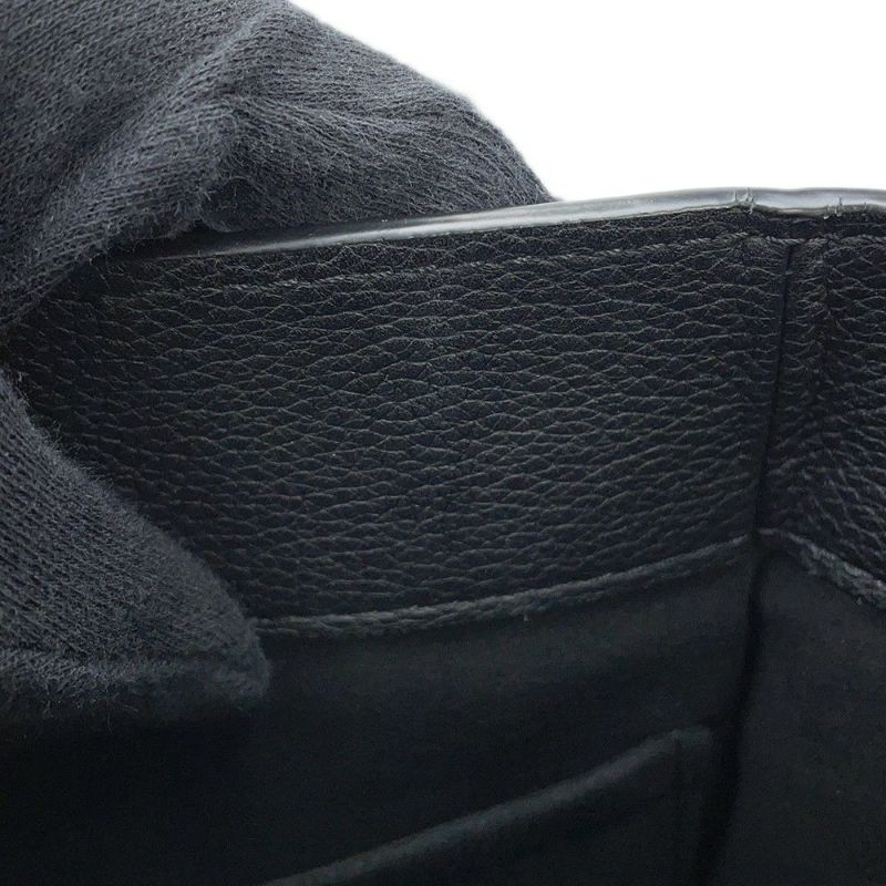 ルイヴィトン ハンドバッグ カーフレザー モノグラム オンマイサイドPM M57728 2way ブラック 黒