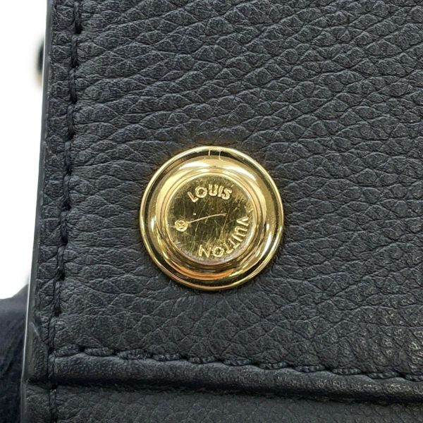 ルイヴィトン ハンドバッグ カーフレザー モノグラム オンマイサイドPM M57728 2way ブラック 黒