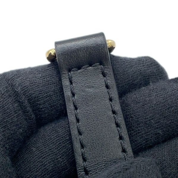 ルイヴィトン ハンドバッグ カーフレザー モノグラム オンマイサイドPM M57728 2way ブラック 黒