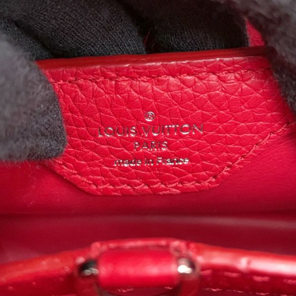 ルイヴィトン ハンドバッグ トリヨンレザー カプシーヌBB M94754 LOUIS VUITTON 2way レッド