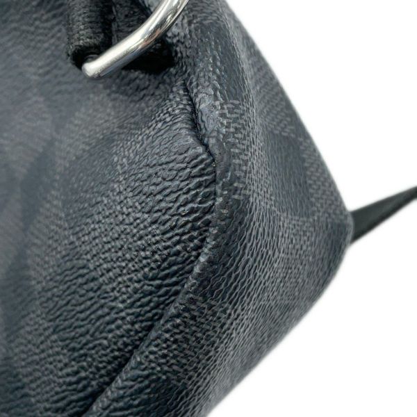 ルイヴィトン ボディバッグ ダミエ・グラフィット トラベルステッカー アヴェニュー・スリングバッグ N41056 黒 ブラック