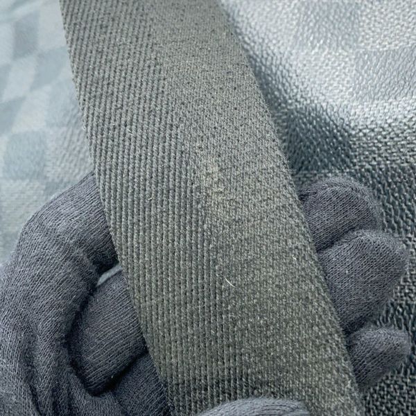 ルイヴィトン ボディバッグ ダミエ・グラフィット トラベルステッカー アヴェニュー・スリングバッグ N41056 黒 ブラック