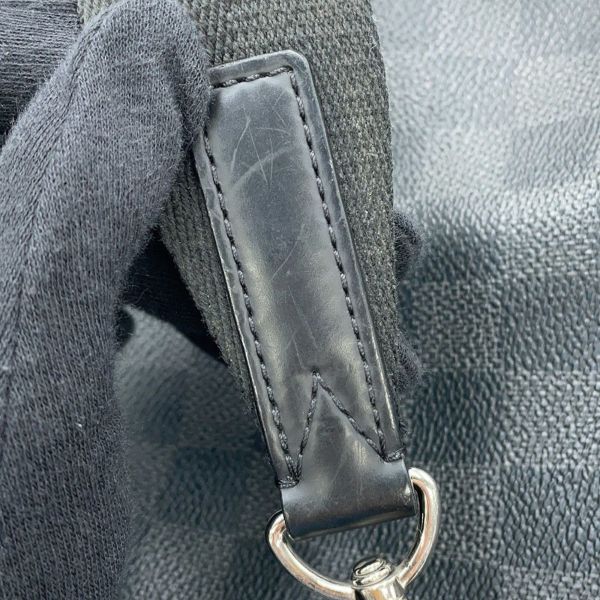 ルイヴィトン ボディバッグ ダミエ・グラフィット トラベルステッカー アヴェニュー・スリングバッグ N41056 黒 ブラック