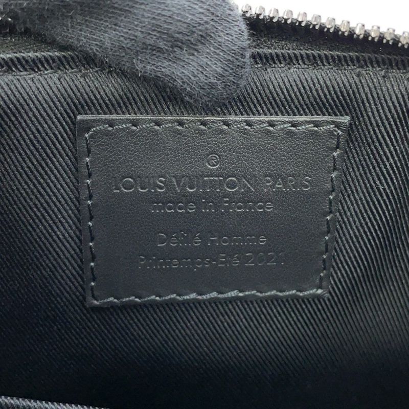ルイヴィトン ショルダーバッグ ダミエ・ディストーテッド シティ・キーポル M57417 LOUIS VUITTON 黒 ブラック