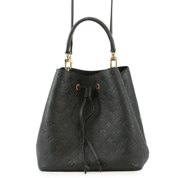 ルイヴィトン ハンドバッグ モノグラム・アンプラント ネオノエMM M45256 2WAYショルダーバッグ ブラック 黒