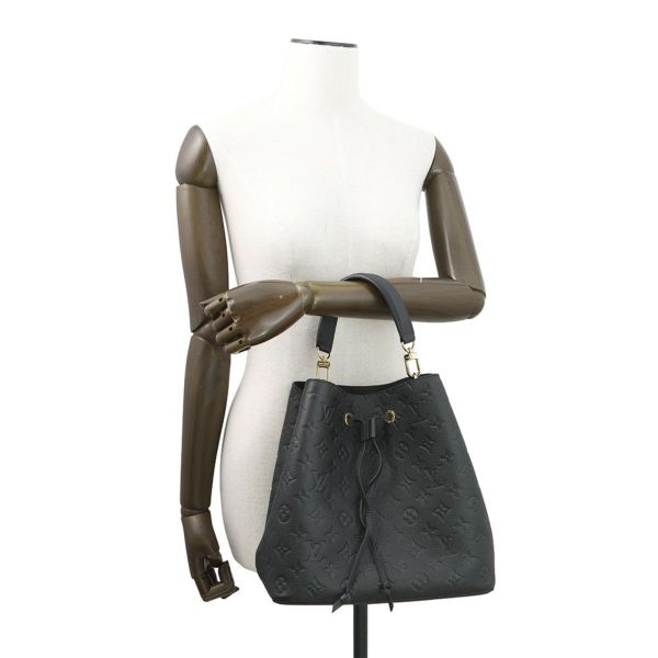 ルイヴィトン ハンドバッグ モノグラム・アンプラント ネオノエMM M45256 2WAYショルダーバッグ ブラック 黒