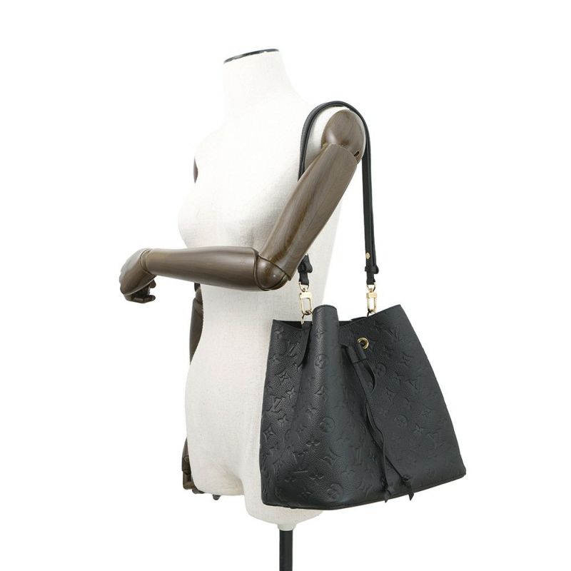 ルイヴィトン ハンドバッグ モノグラム・アンプラント ネオノエMM M45256 2WAYショルダーバッグ ブラック 黒