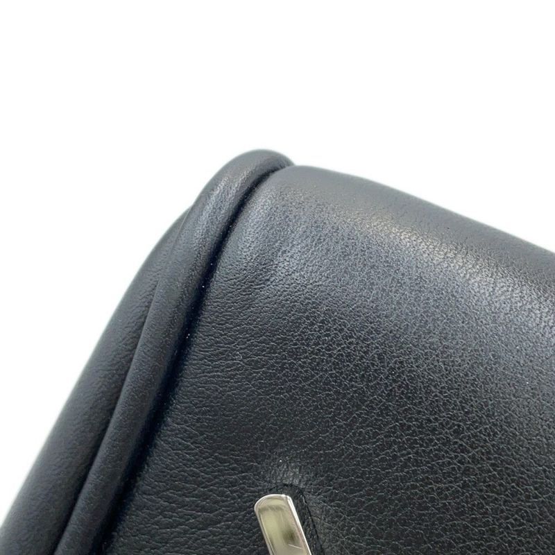 ロエベ ハンドバッグ リピートアナグラム アマソナ75 レザー 301.55.L03 LOEWE 2way 黒