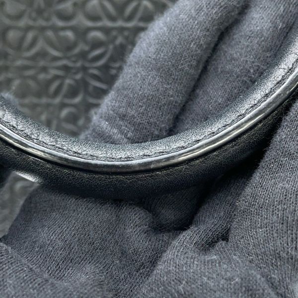 ロエベ ハンドバッグ リピートアナグラム アマソナ75 レザー 301.55.L03 LOEWE 2way 黒