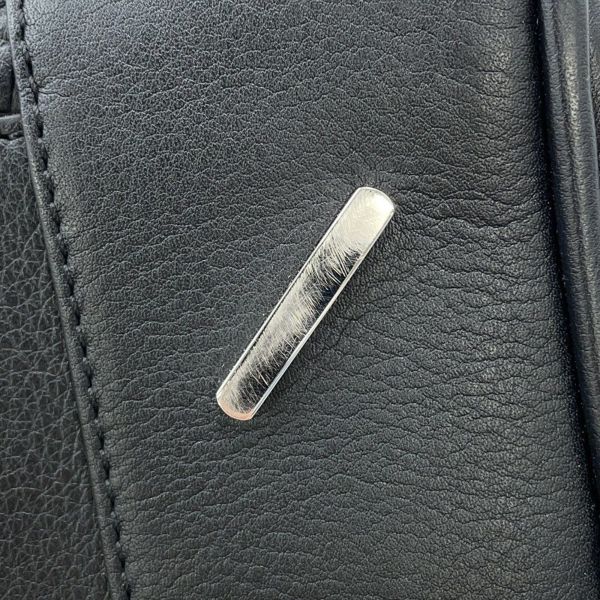 ロエベ ハンドバッグ リピートアナグラム アマソナ75 レザー 301.55.L03 LOEWE 2way 黒