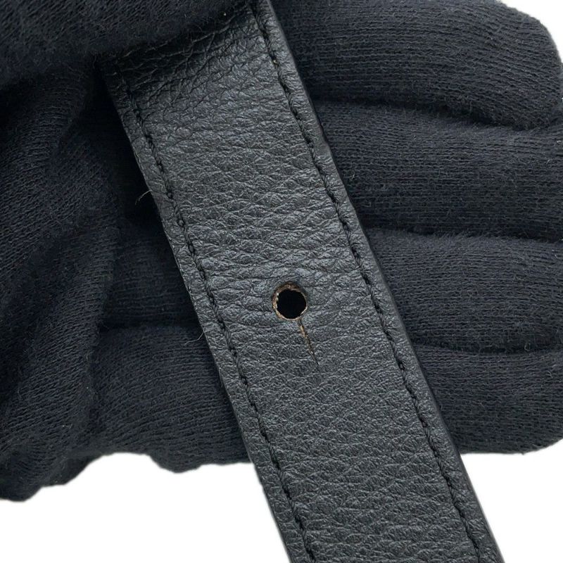 ロエベ ハンドバッグ リピートアナグラム アマソナ75 レザー 301.55.L03 LOEWE 2way 黒