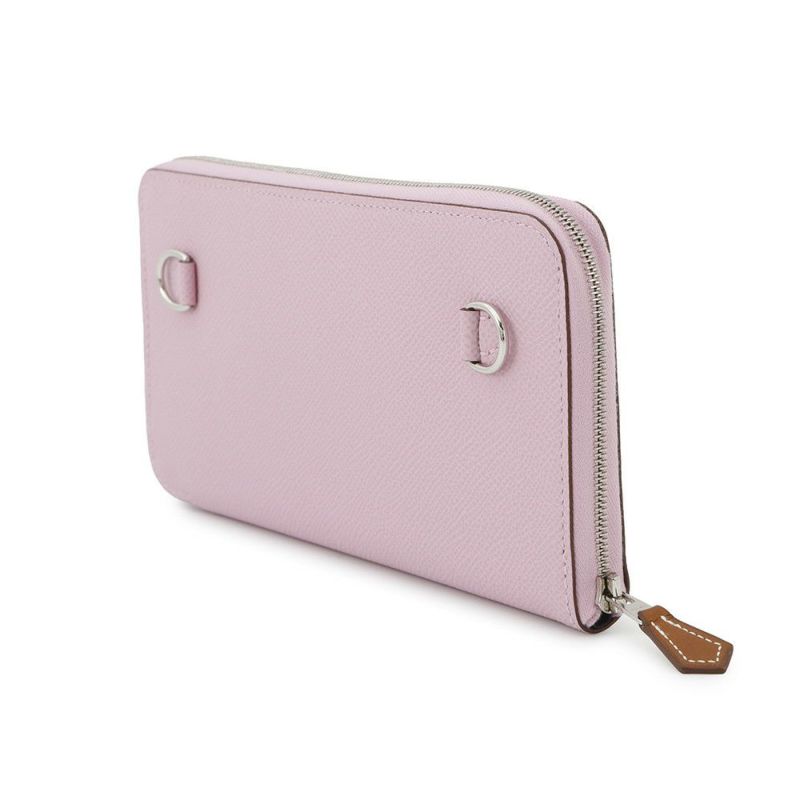 エルメス 長財布 ヌーヴォー・トゥー・ゴー・ジップ モーヴシルベストル/ライム/キュイーブル/マンダリン/シルバー金具 エプソン/スイフト B刻印