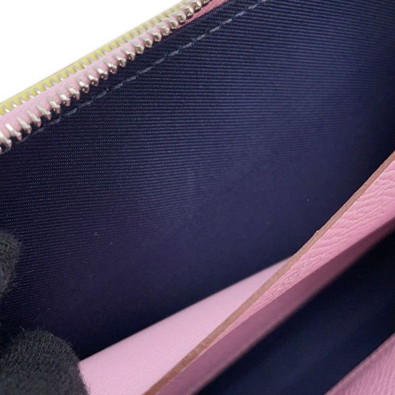 エルメス 長財布 ヌーヴォー・トゥー・ゴー・ジップ モーヴシルベストル/ライム/キュイーブル/マンダリン/シルバー金具 エプソン/スイフト B刻印