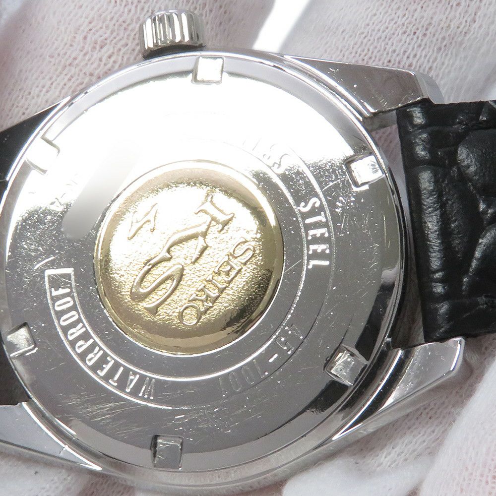 セイコー キングセイコー 45-7001 SEIKO 腕時計 シルバー文字盤